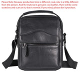 Royal Bagger Shoulder Crossbody Bags for Men Genuine Cow Leather Vintage Casual Sling Bag Commuter Handbag 1553